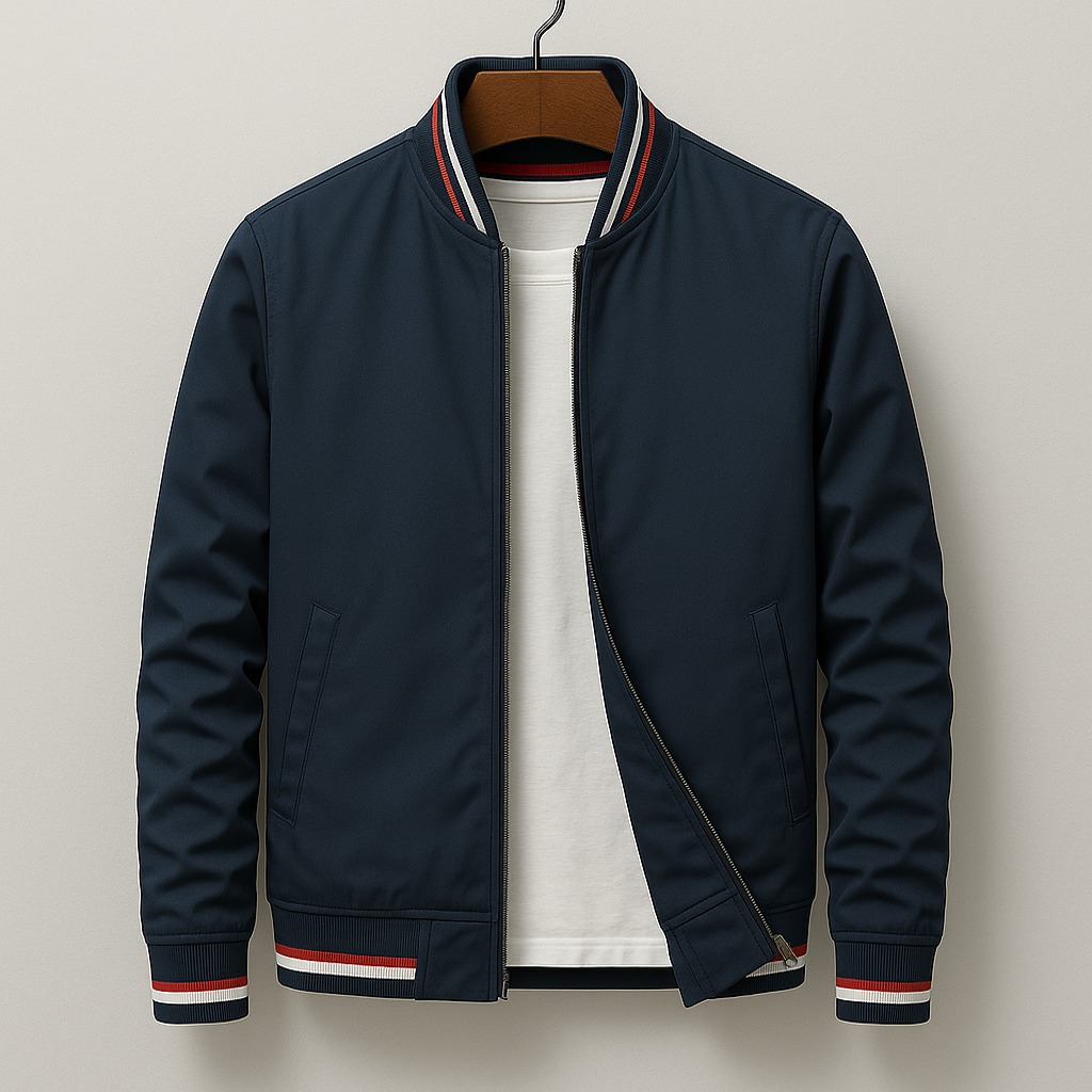 Aurelia Stockholm™ | Elegant bomberjacka med ränder