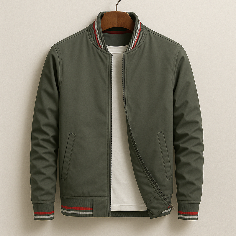 Aurelia Stockholm™ | Elegant bomberjacka med ränder
