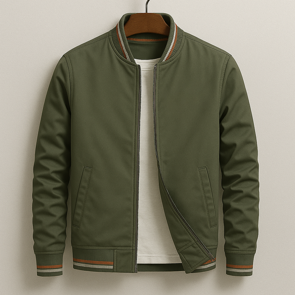 Aurelia Stockholm™ | Elegant bomberjacka med ränder